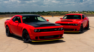 A Pair of Matching Dodge Challenger SRT Demons Heads to Auction Soon, if You're Into That